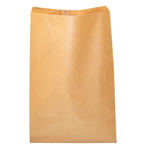 BAG PAPER FLAT BROWN No.12 500P