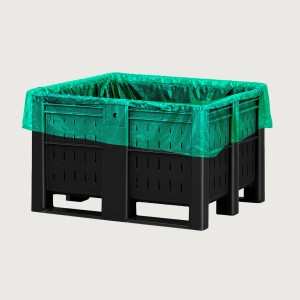 Bin Liner Green 1300mm x 1200mm x 2160mm 32um 50 per Roll