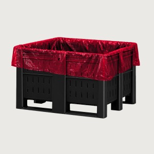 Bin Liner Red 1300mm x 1200mm x 2160mm 32um 50 per Roll