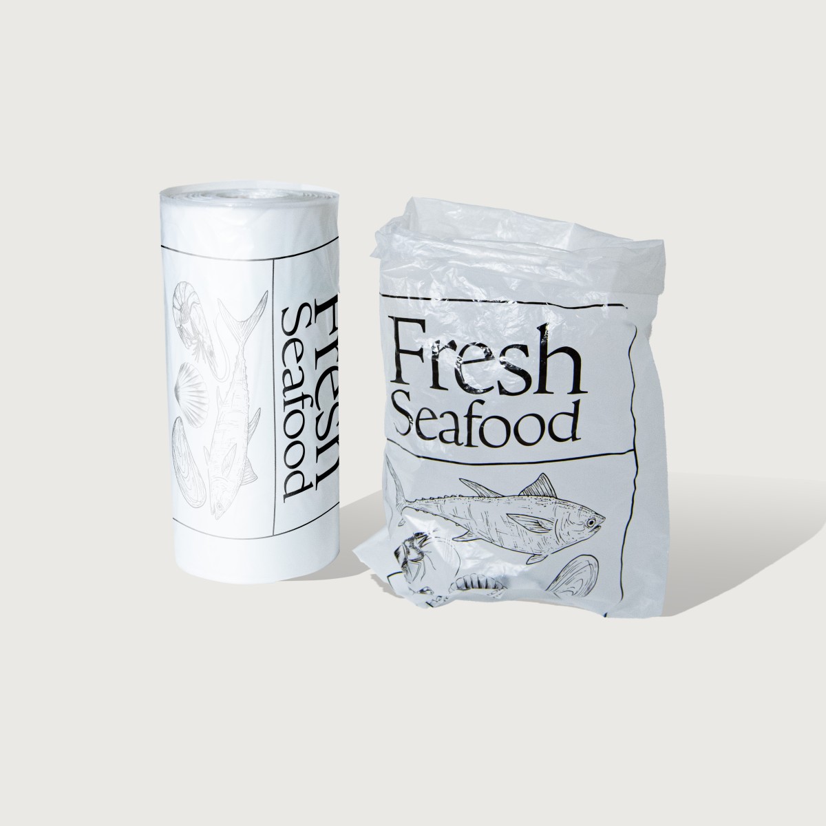 SEAFOOD BAG ROLL NAT 300X450MM 500 R
