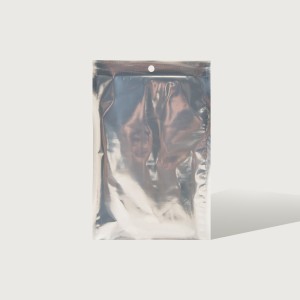 iKON Vacuum Bag Hangsell Silver Back Clear Front 140 x 210mm 80um Pack 100
