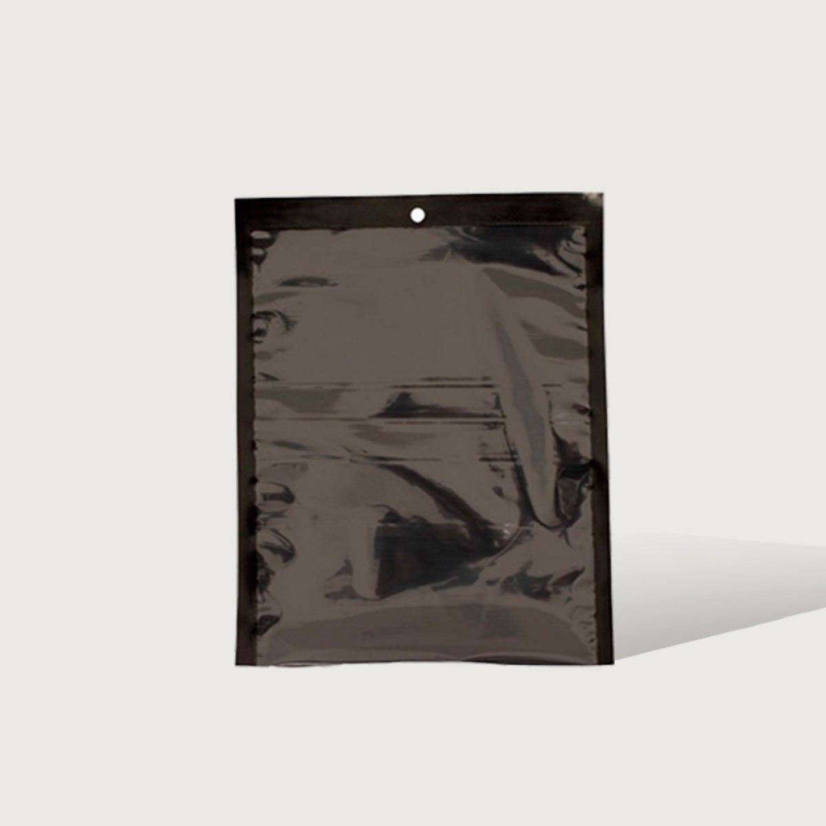 iKON Vacuum Bag Hangsell Black Back Clear Front 150 x 225mm 70um Pack 100