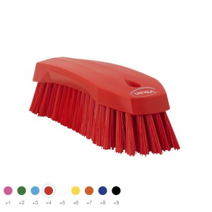 BRUSH - 38904 HAND SCRUB HARD RED 200mm Purchased to order