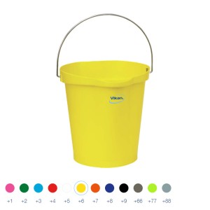 BUCKET - 56866 YELLOW 12LTR Purchased to order