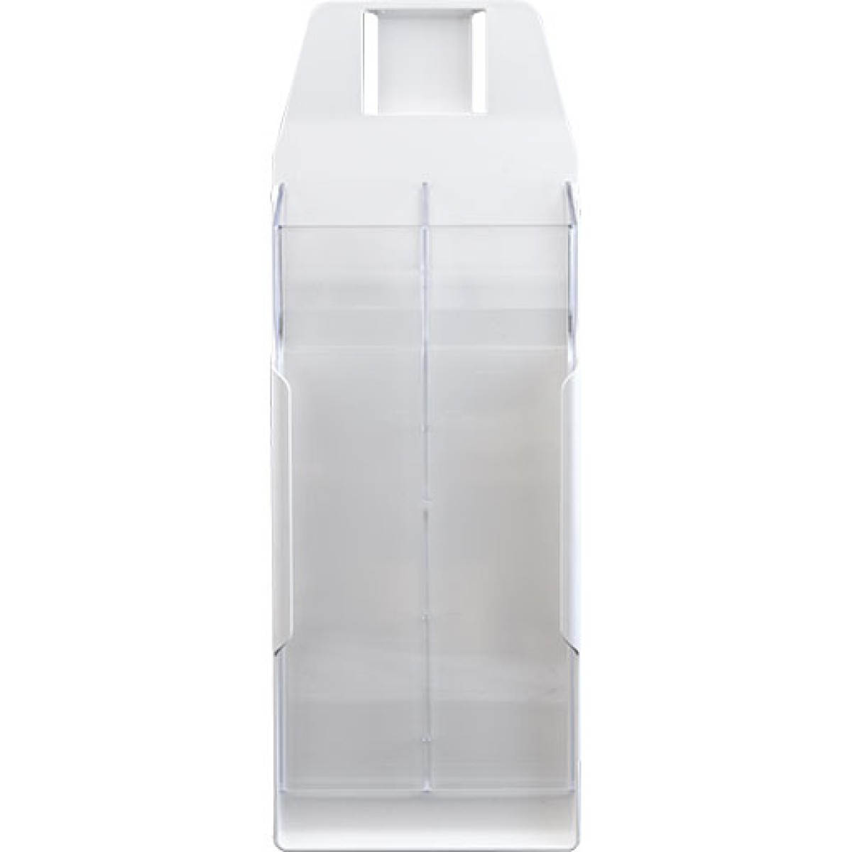 BUTCHERS POUCH 250MM DOUBLE FLAT CLEAR