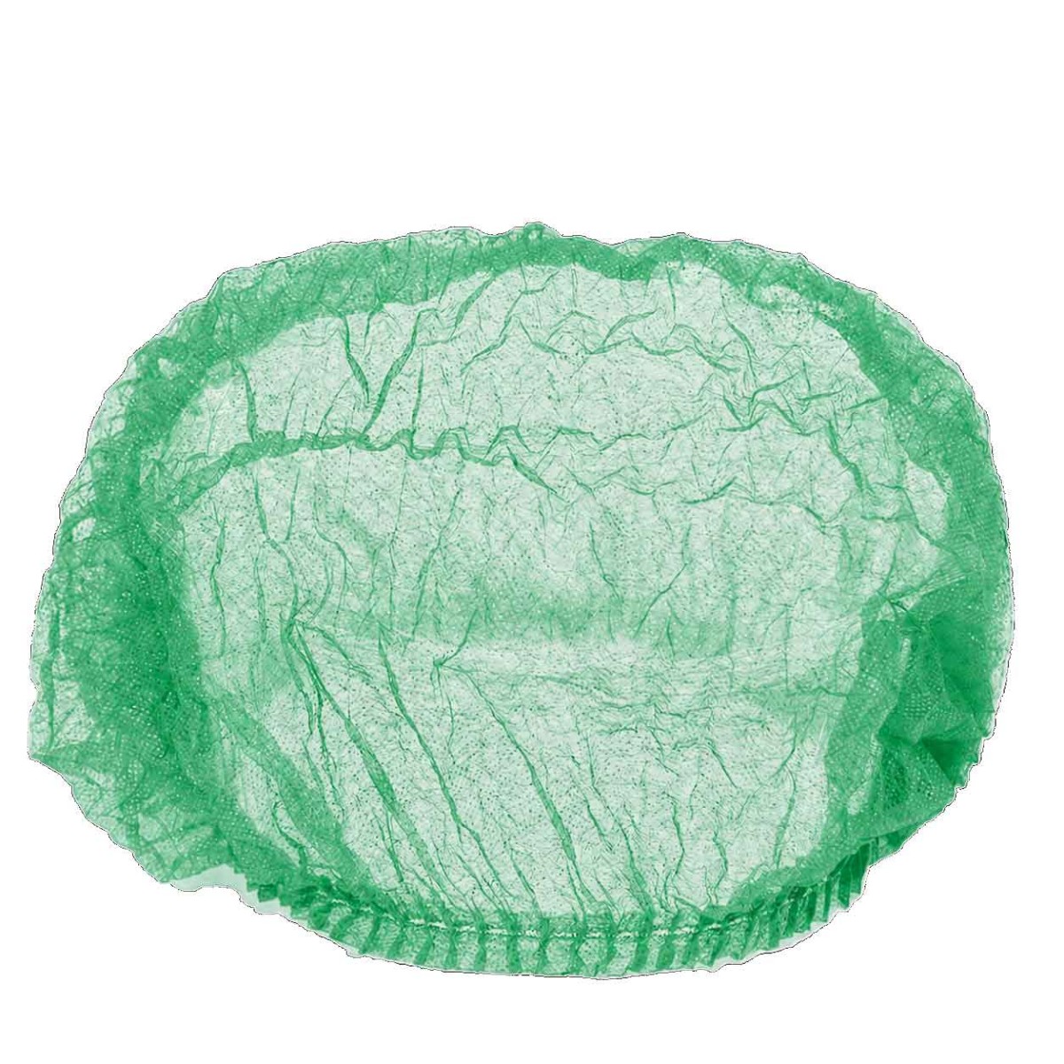iKON Disposable Crimped Cap Green 550mm Pack of 100