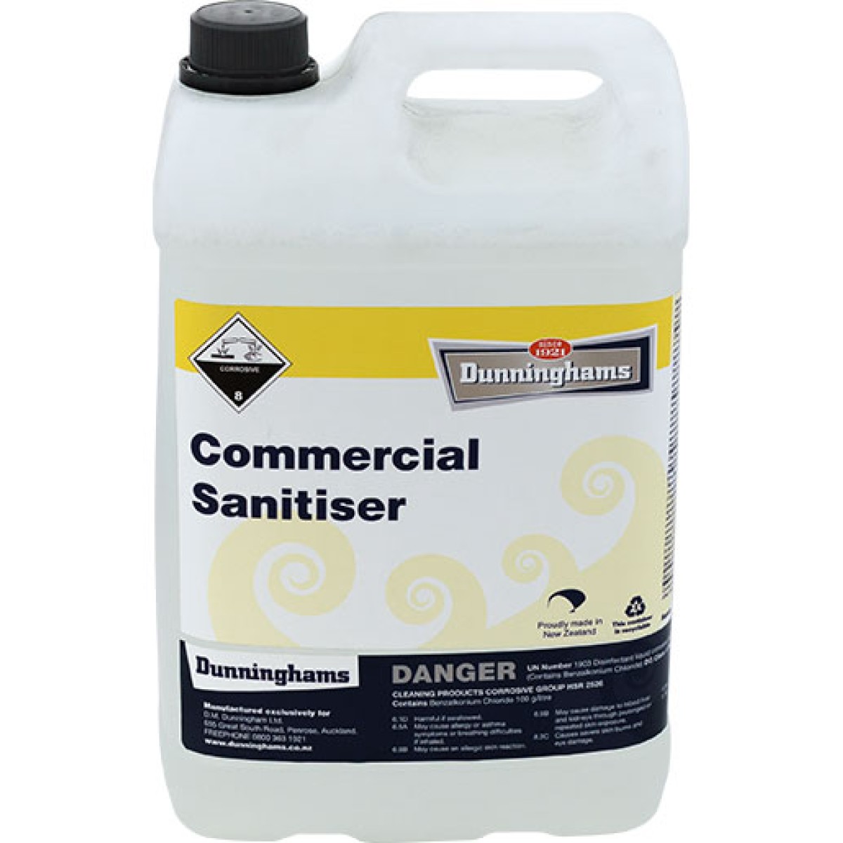 CLEANER DMD COMMERCIAL SANITISER  5ltr
