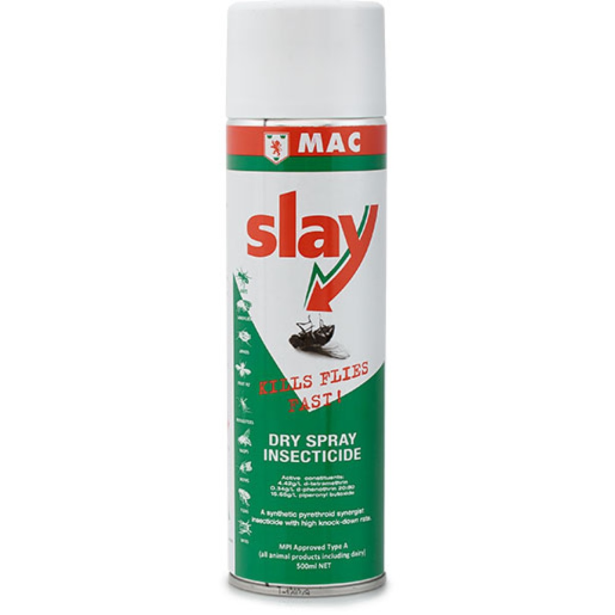 FLY SPRAY CAN MAC SLAY DRY 500ml