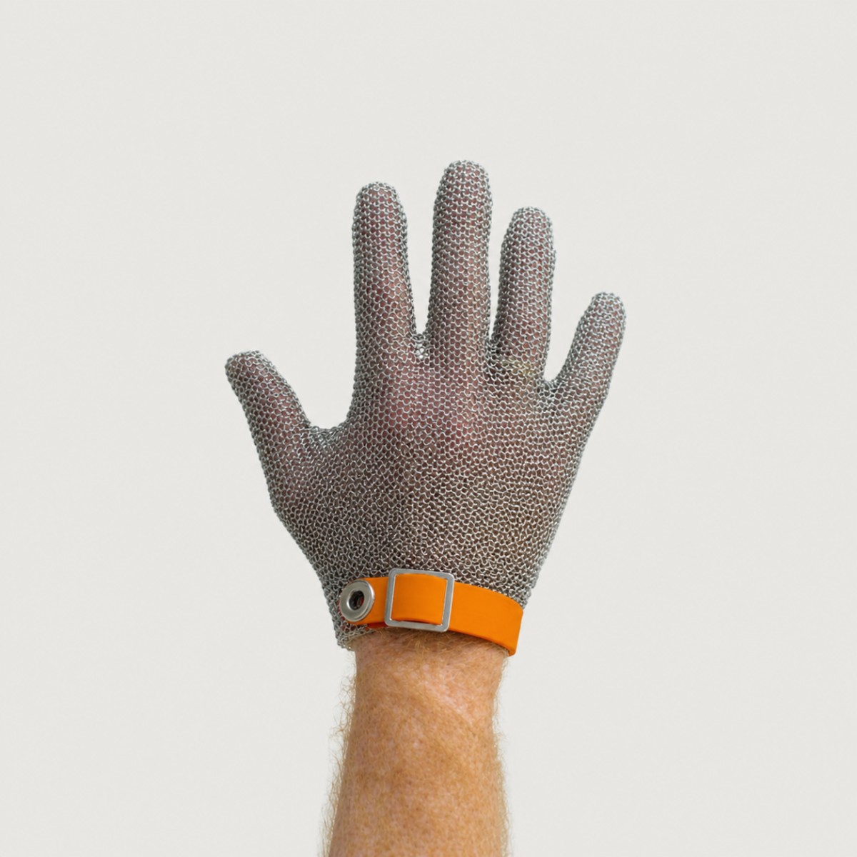 Ideal Mesh Glove 5 Finger Xl Orange Left Handed