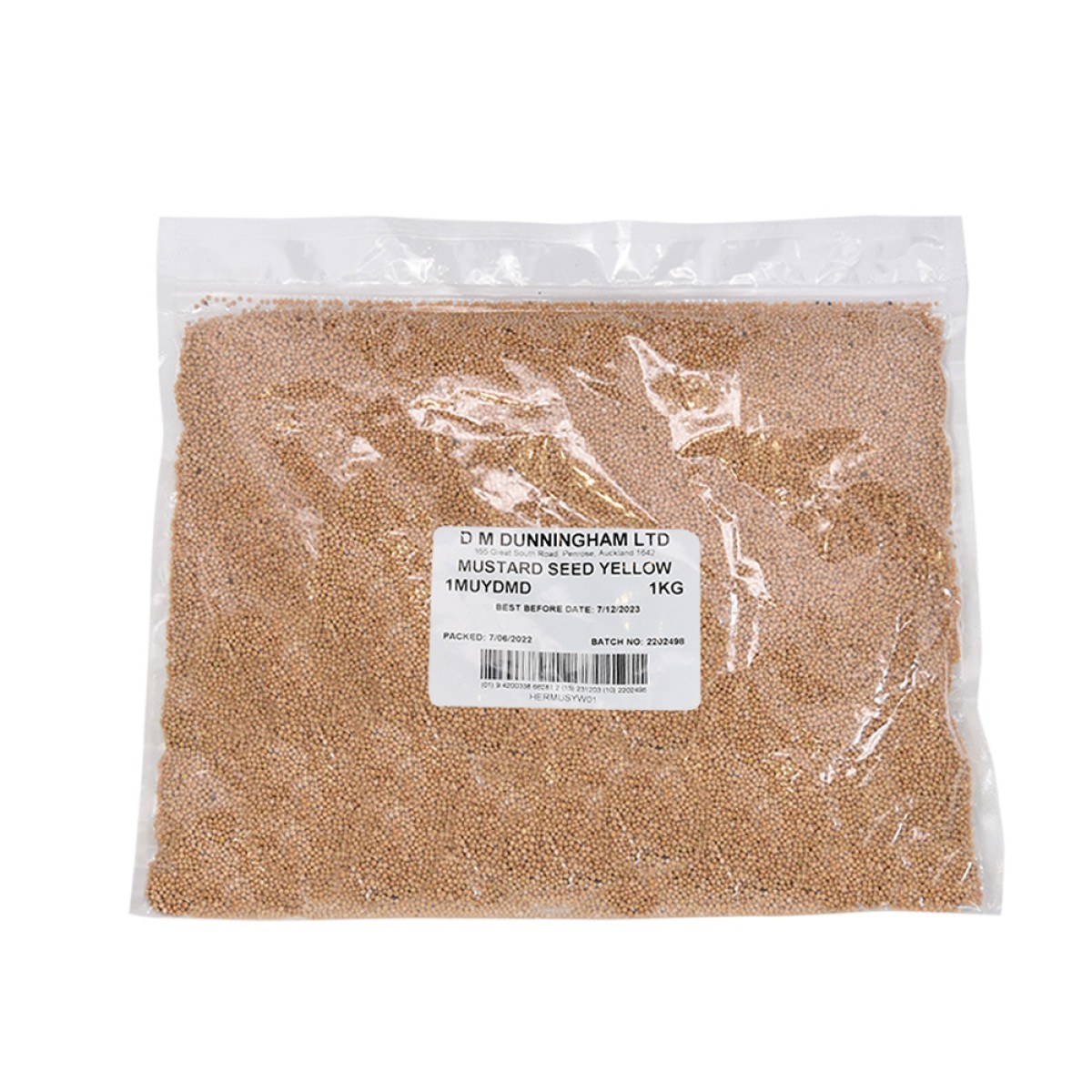 MUSTARD SEED YELLOW WHOLE 1KG