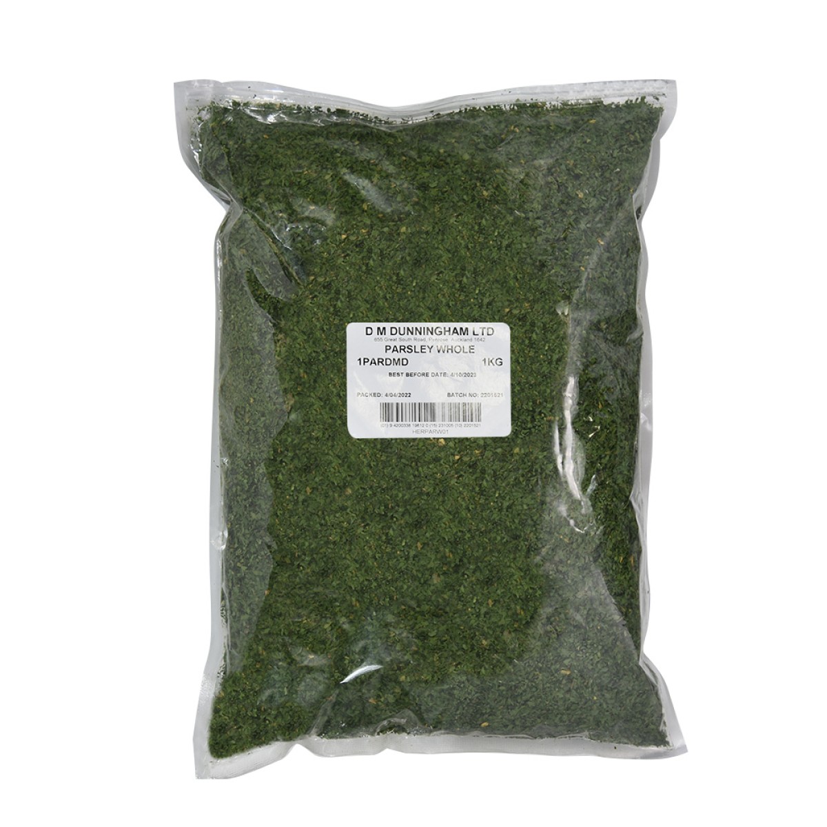 PARSLEY WHOLE RUBBED (1-3MM) 1KG