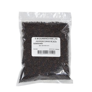PEPPER BLACK WHOLE 20KG Purchased to order
