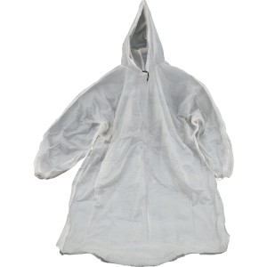 IKON DISP PONCHO LNG SLV W HOOD WH 10 P Not in stock