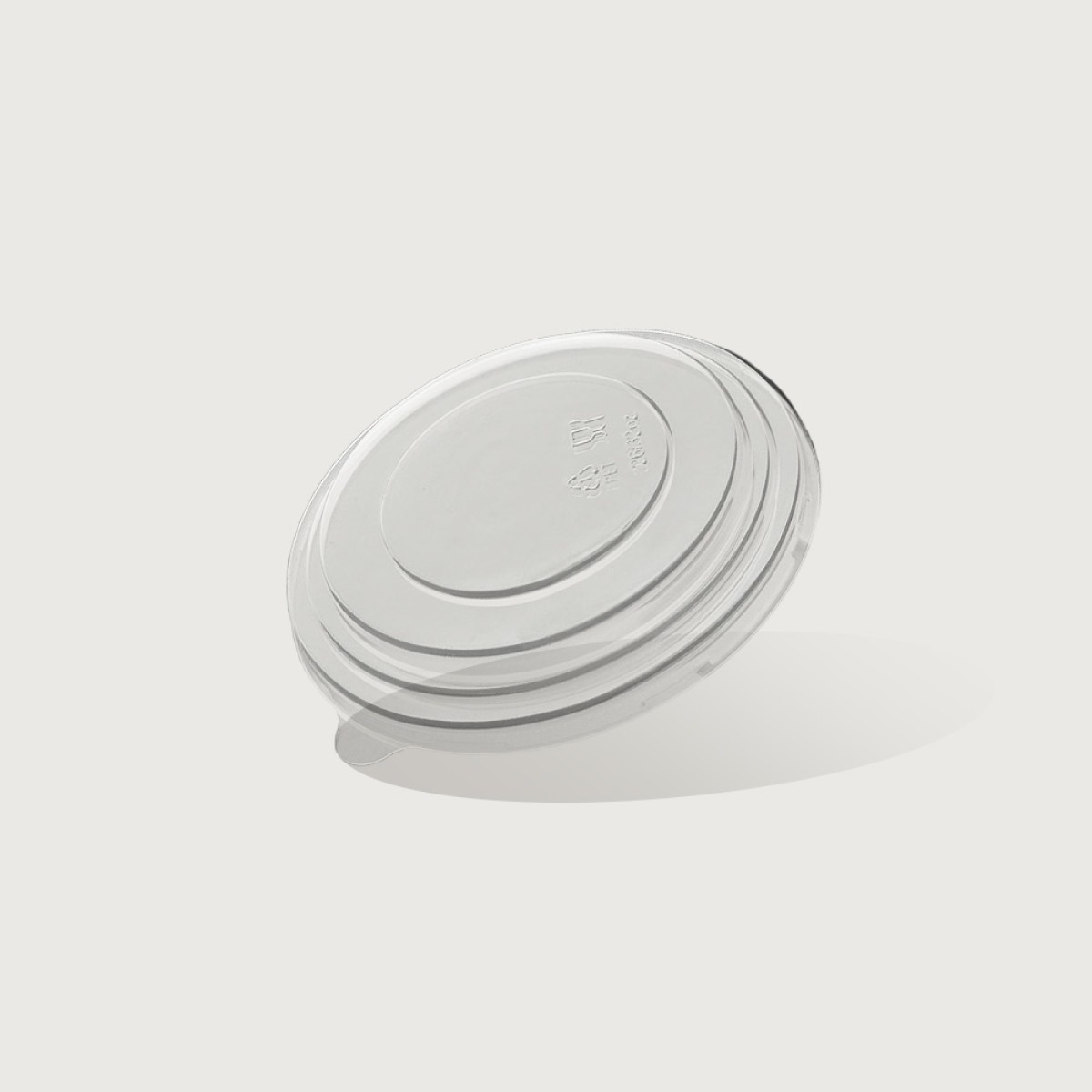 iKON Round PET Lid 150mm for sizes 500-1000ml 300 per Carton