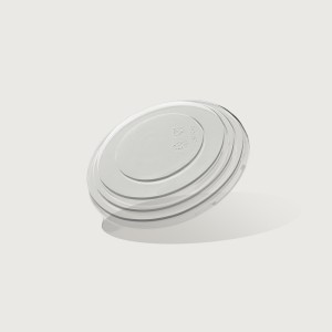 iKON Round PET Lid 150mm for sizes 500-1000ml 300 per Carton