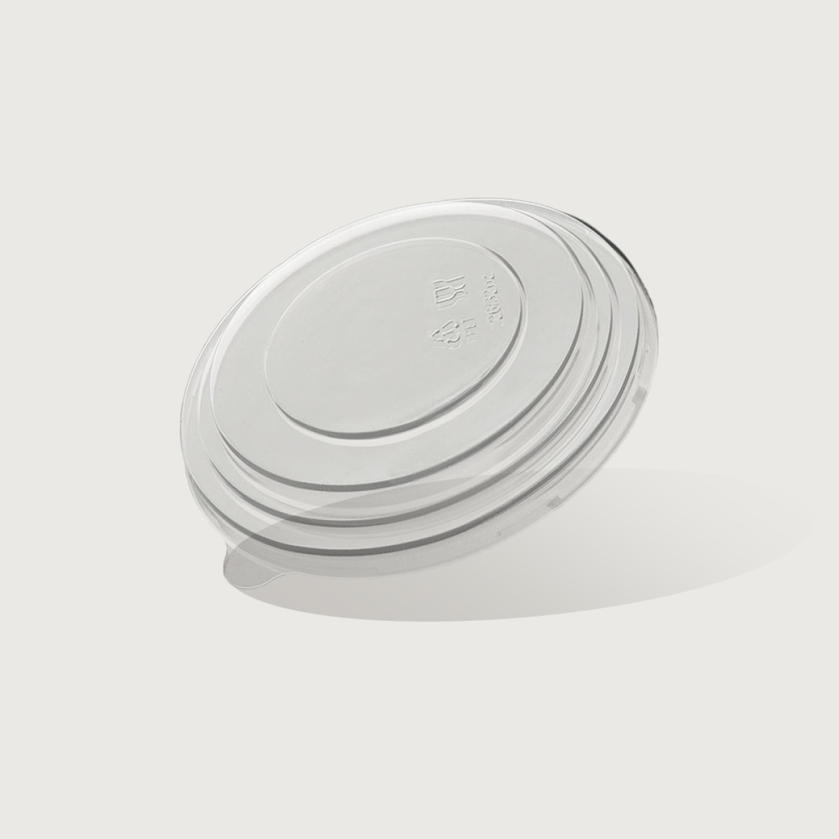 iKON Round PET Lid 180mm for sizes 850-1300ml 300 per Carton
