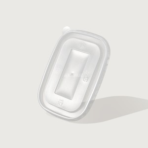 iKON Rectangular PP Lid for sizes 500-1000ml 300 per Carton