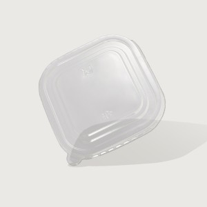 iKON Square PET Lid 170mm for 1000-1250-1450ml 300 per Carton