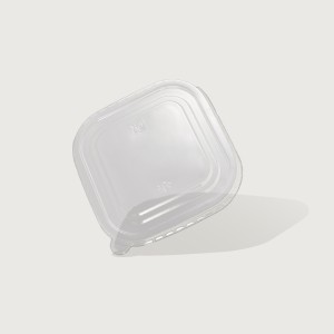 iKON Square PET Lid 130mm for 500-750-950ml 300 per Carton