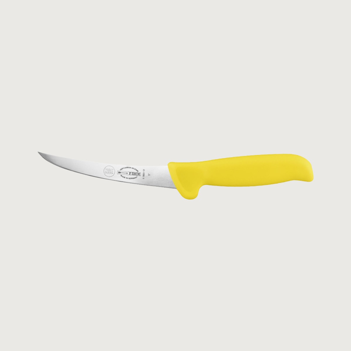Dick Boning Knife 13cm Curved Yellow
