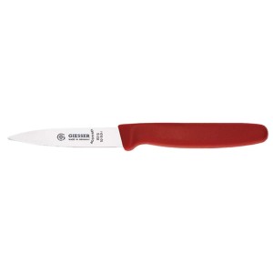 KNIFE GIESSER VEGETABLE PARING 8cm RED