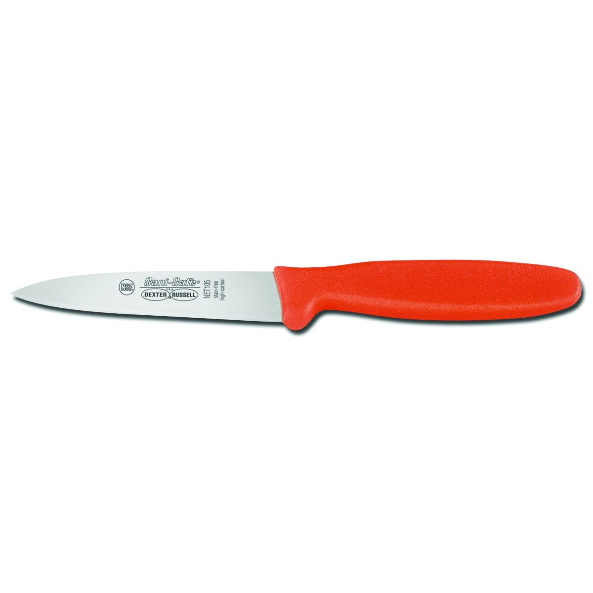 Sani-Safe Paring Knife 9cm Orange