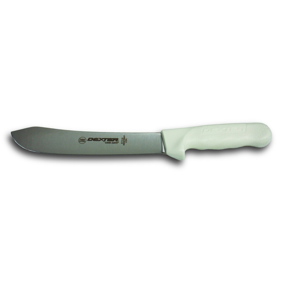 Sani-Safe Bullnose Steak Knife 20cm White