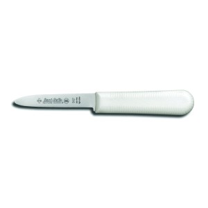 Sani-Safe Narrow White Clam Knife 7.6cm White