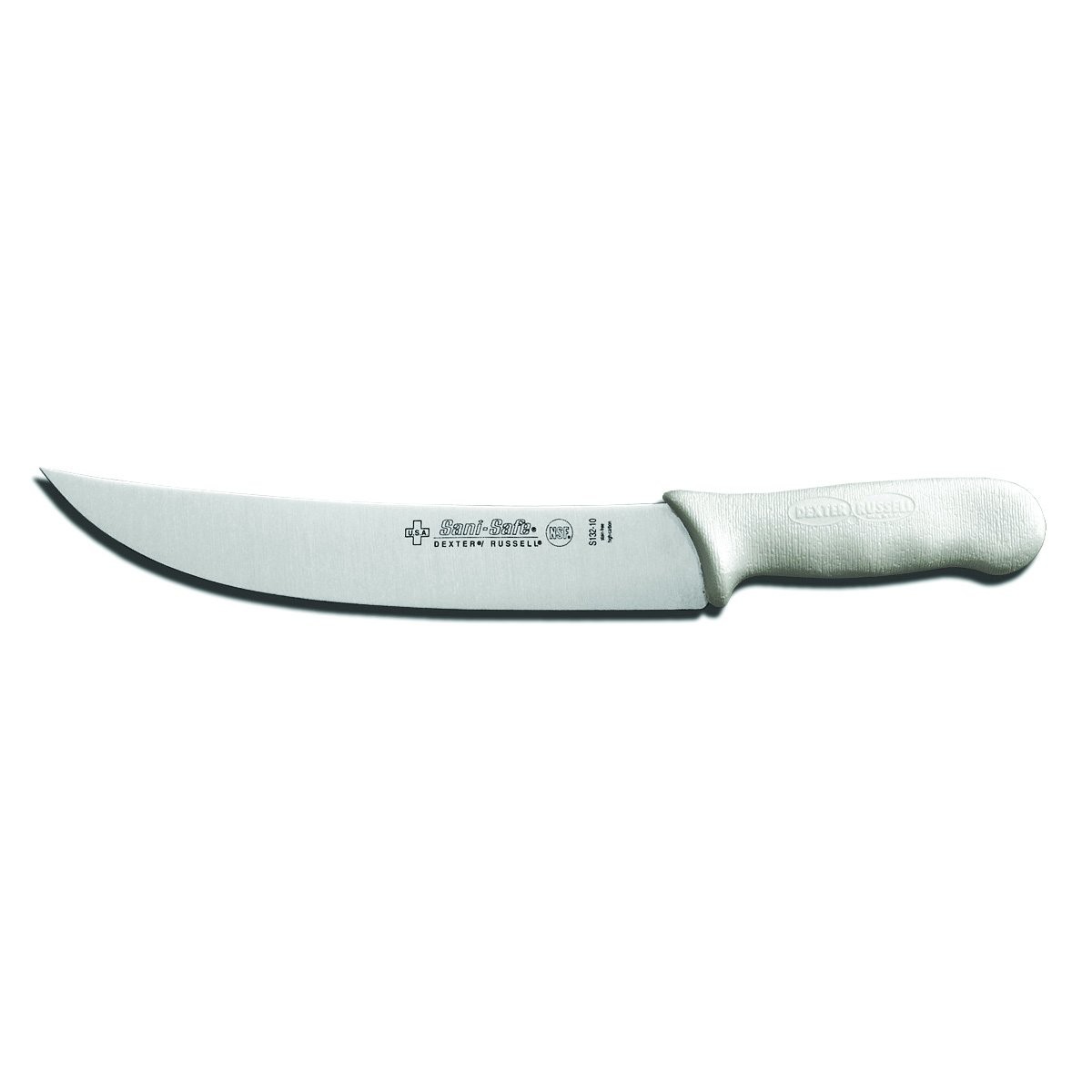 Sani-Safe Curved Steak Knife 25cm White