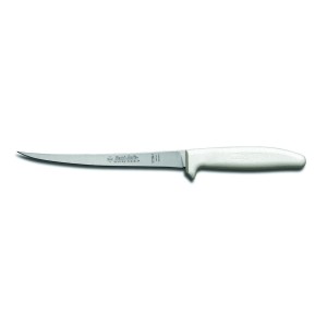 Sani-Safe Narrow Filleting Knife 18cm White