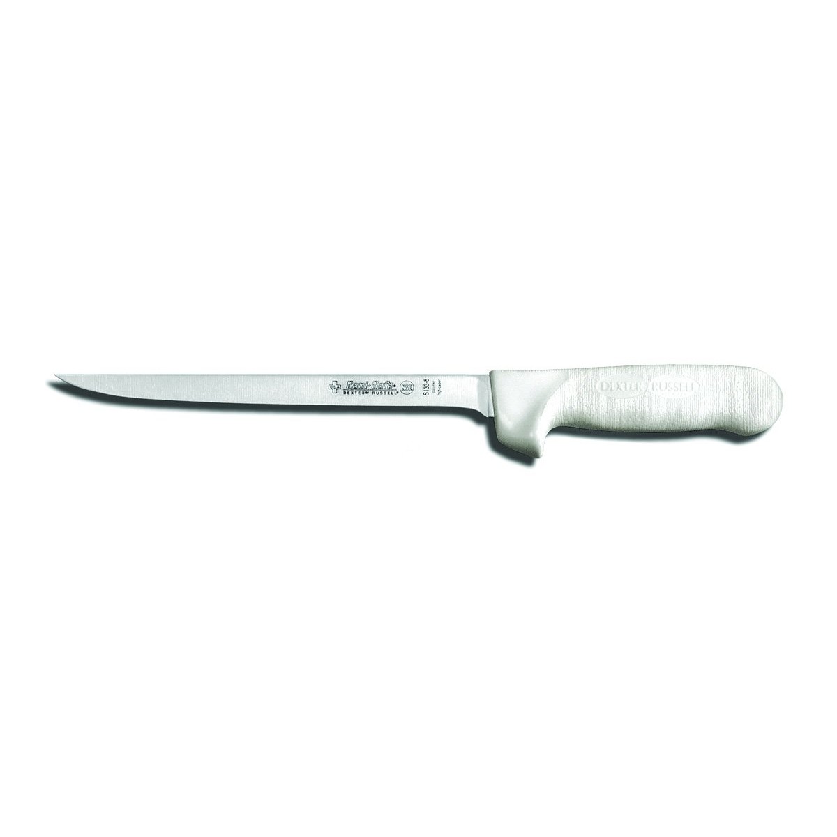 Sani-Safe Straight Filleting Knife 20cm White