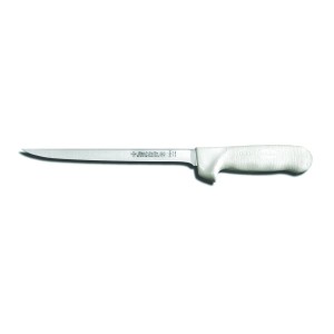Sani-Safe Straight Filleting Knife 20cm White
