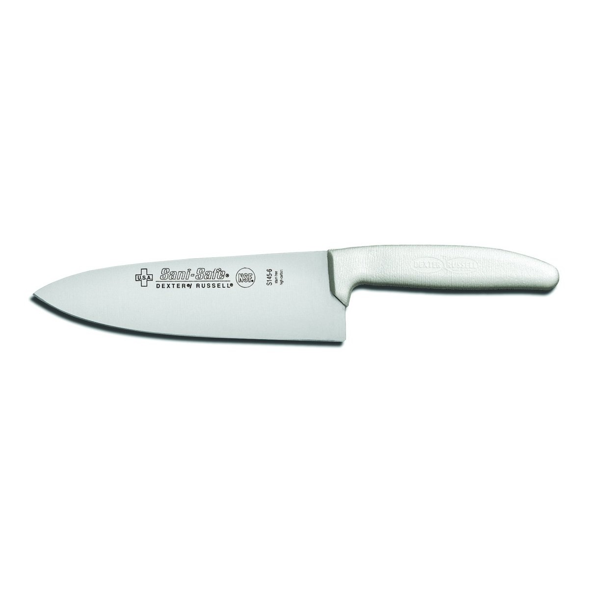 KNIFE SANI-SAFE COOKS 15CM WHITE