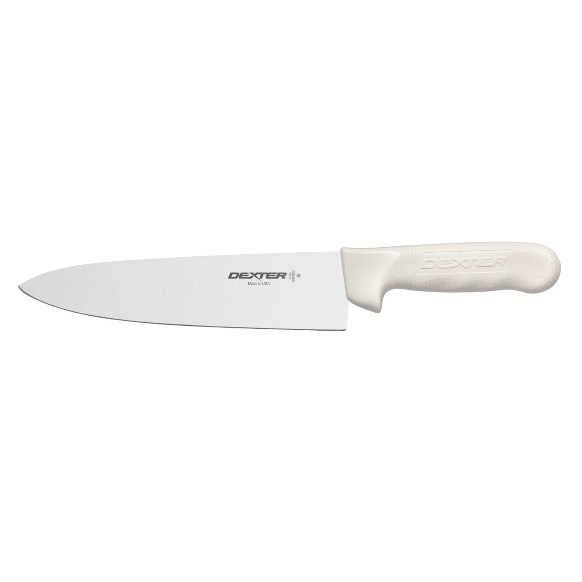 KNIFE SANI-SAFE COOKS 20CM WHITE S145-8