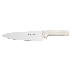 KNIFE SANI-SAFE COOKS 20CM WHITE S145-8