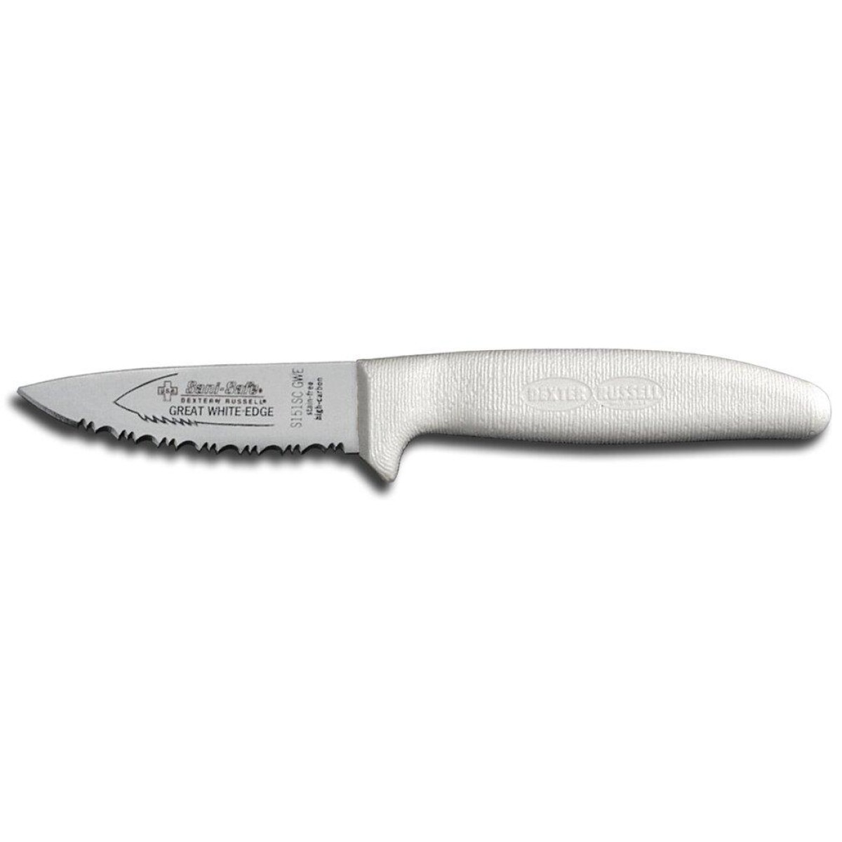 KNIFE SANI-SAFE NET 9CM GREAT WHITE EDGE