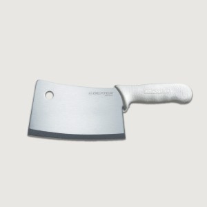 Dexter Traditional Cleaver Chopper Stainless Steel 18cm White Handle Not in stock