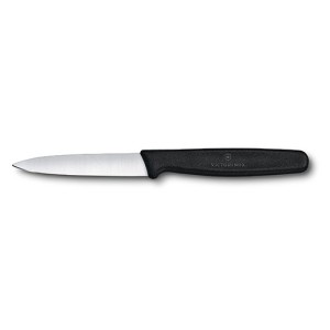 KNIFE VICTORINOX PARING POINTED BLACK
