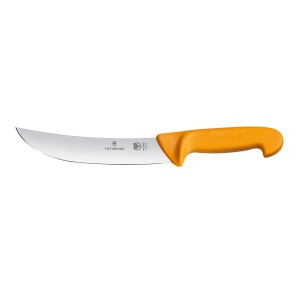 KNIFE VICTRNOX STEAK 5843420 CURVD YELOW