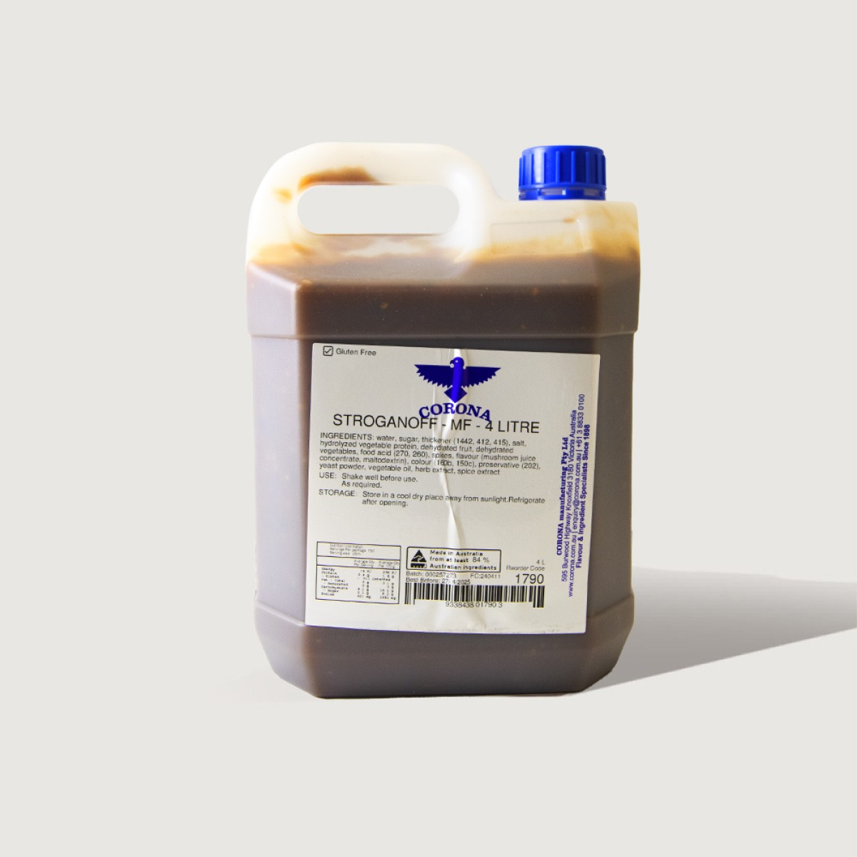 Corona Liquid Marinade Stroganoff Gluten Free 4L