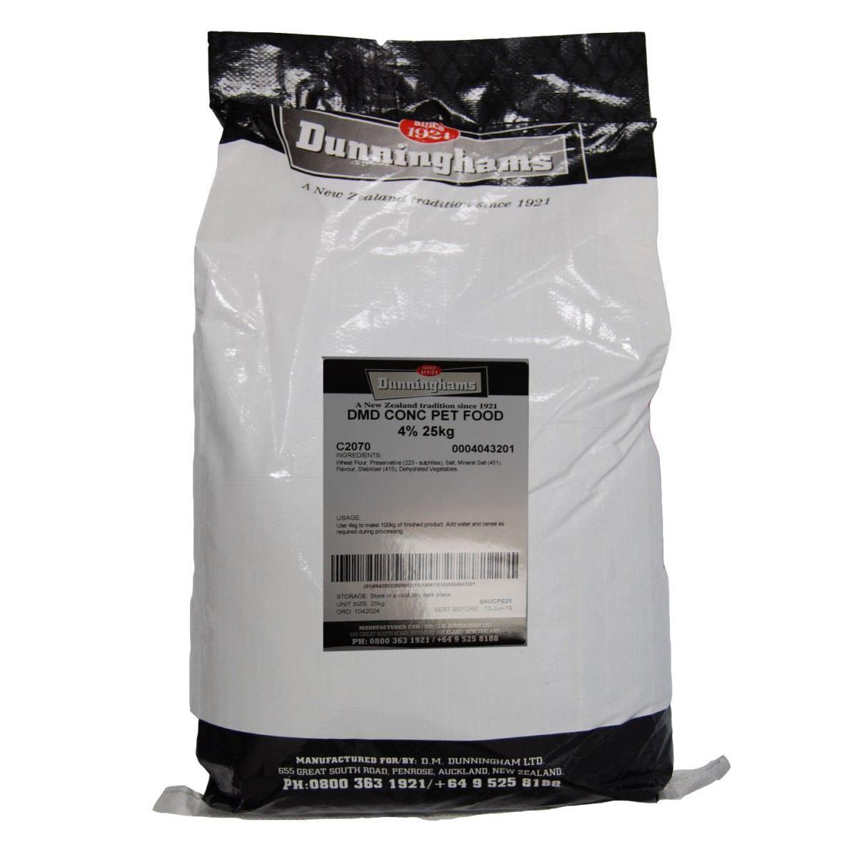 DMD CONC PET FOOD 4% 25kg