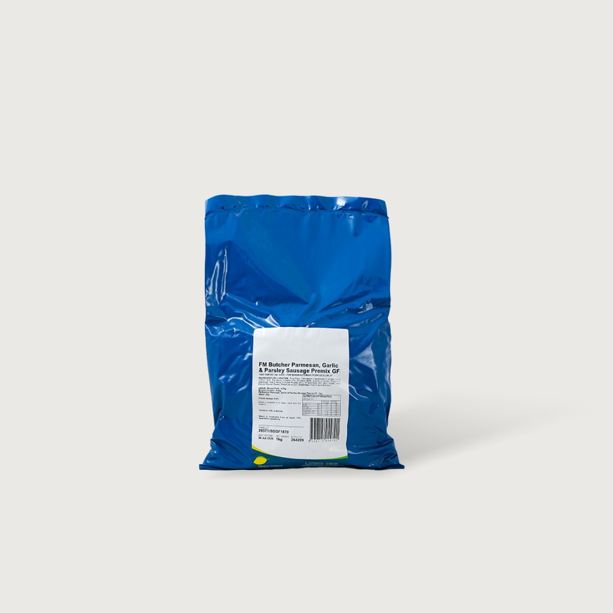 Flavour Makers Sausage Meal Parmesan Garlic Parsley Gluten Free 1Kg