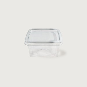 IKON SQUARE POT CLEAR 250ml  800 C  M020