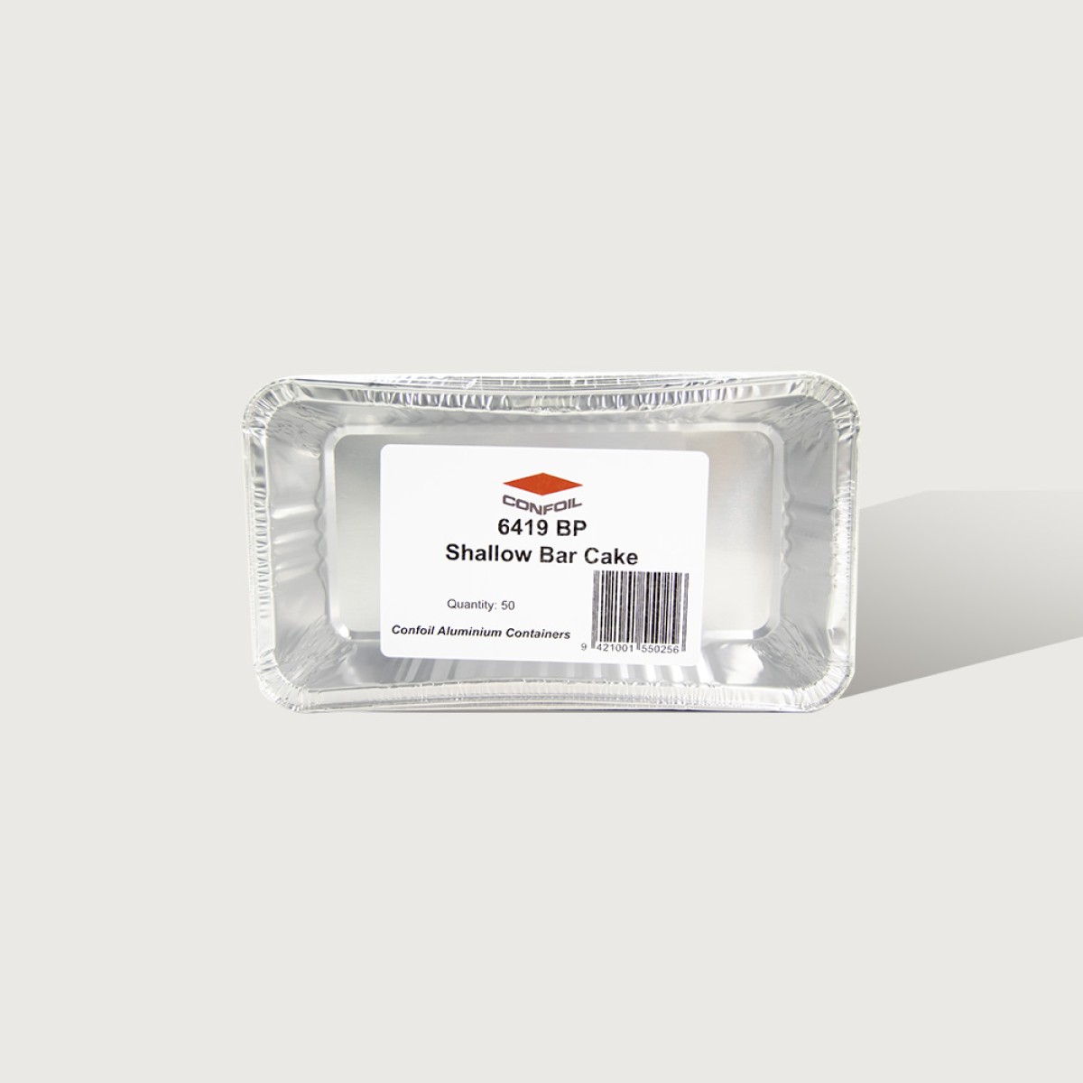 Confoil Foil Tray 188mm x 110mm x 38mm 50 per Pack 6419BP