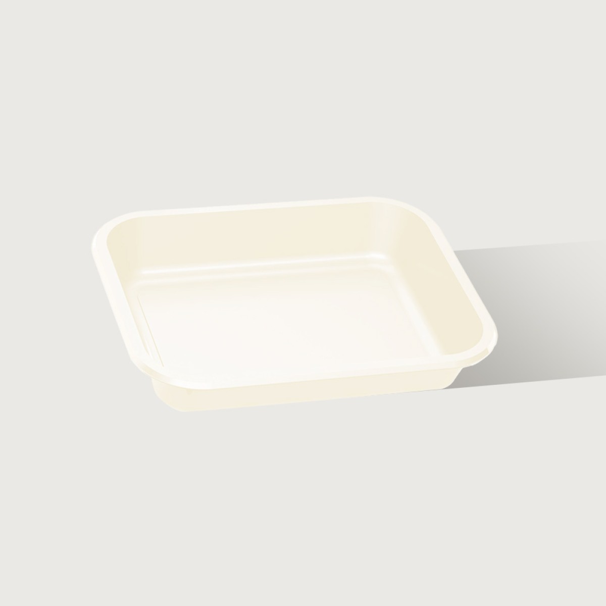 R-CPET Tray Natural 155 x 200 x 34mm 500 per Carton